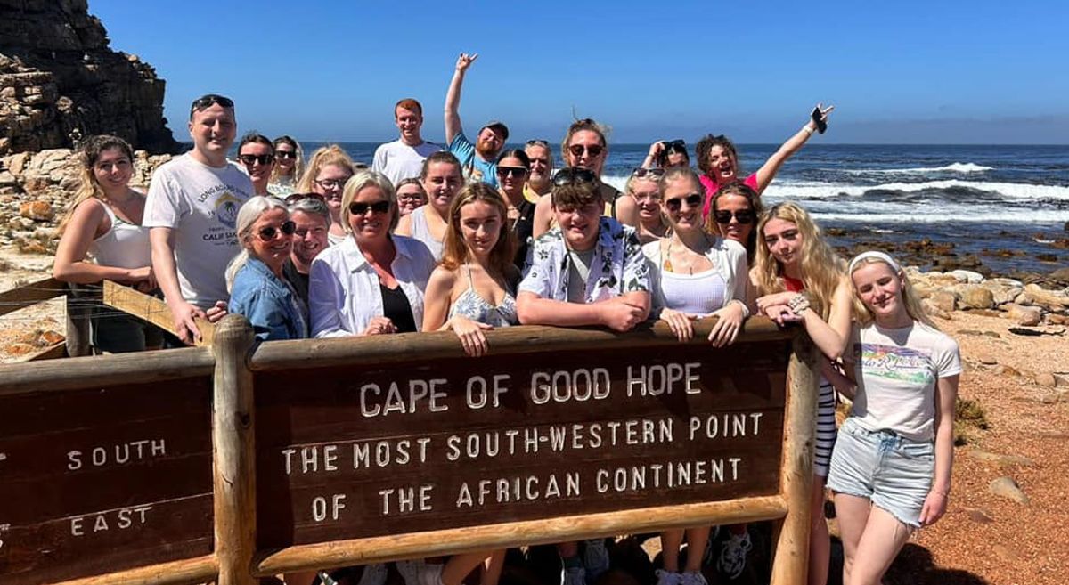 Visiting the Cape of Good Hope during Turing Scheme fully-funded work and study visit to South Africa